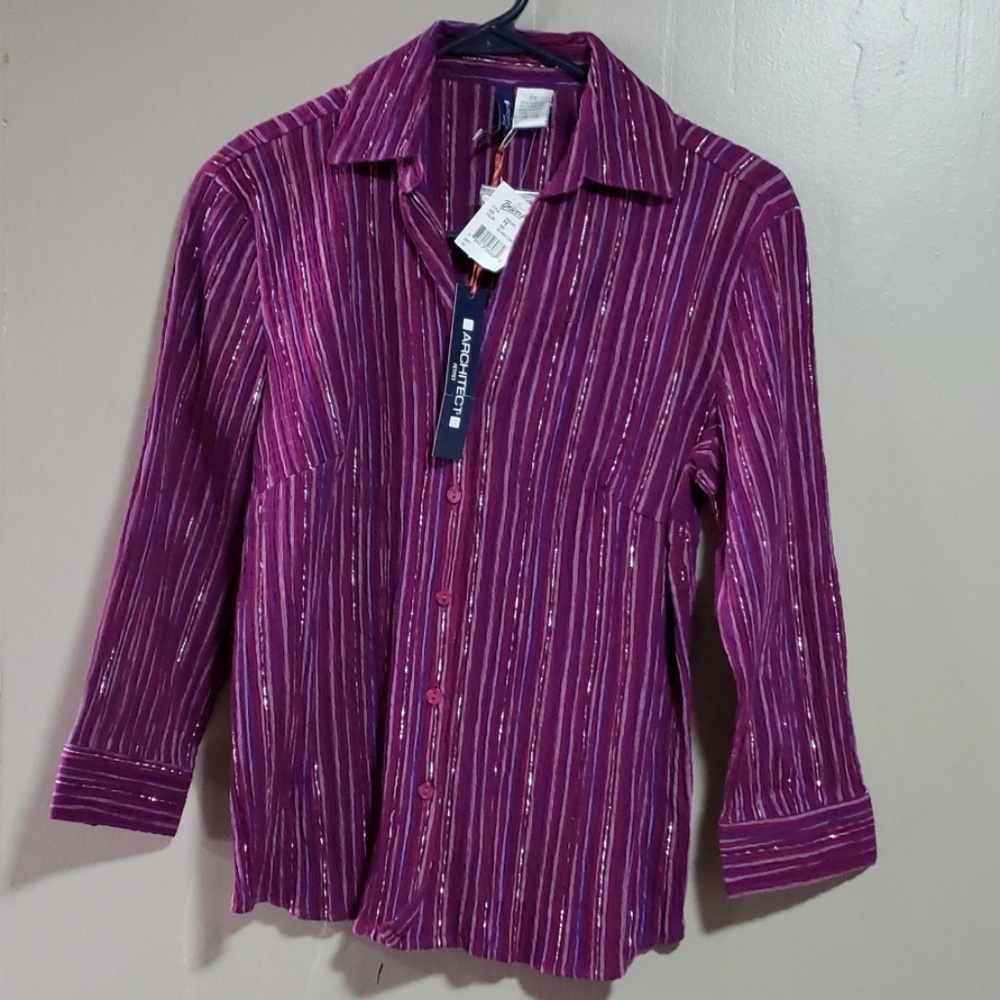 🆕️ Architect Ladies Long Sleeve Button SP NWT